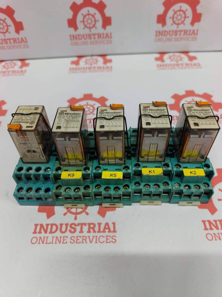 FINDER 55.34.8.230.0040 Miniature Industrial Plug-in Electromagnetic Relay