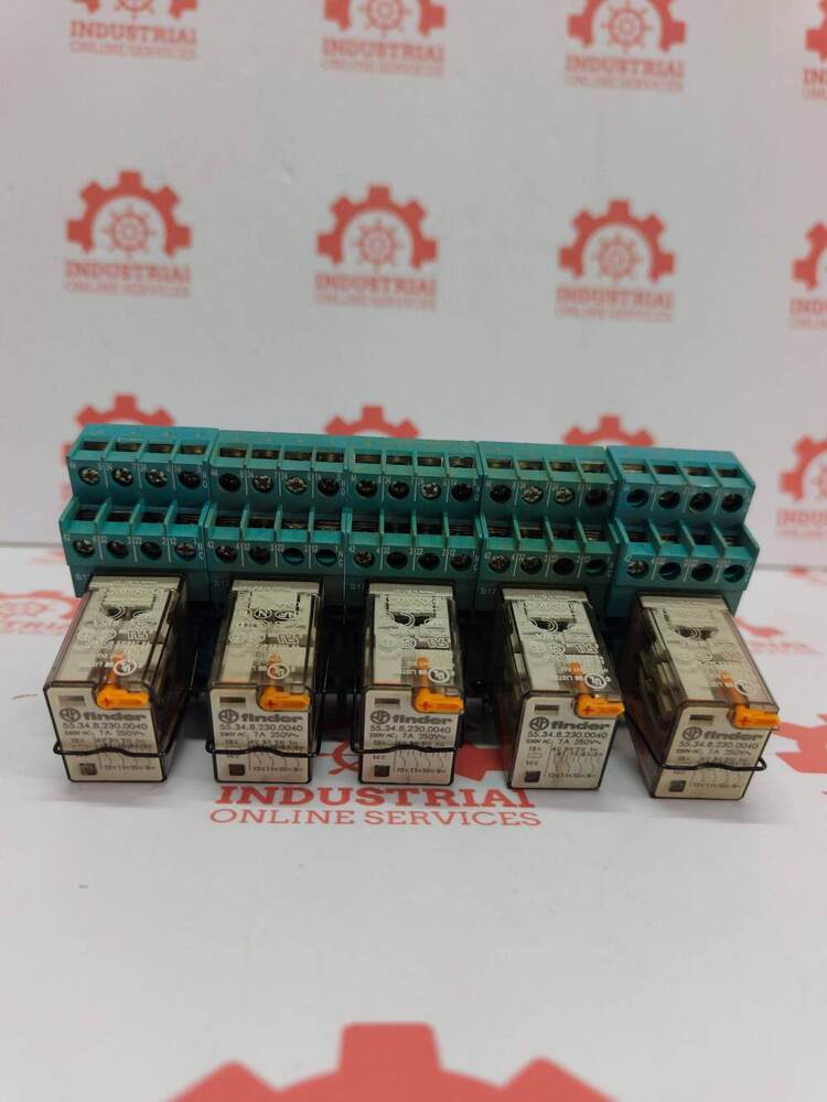 FINDER 55.34.8.230.0040 Miniature Industrial Plug-in Electromagnetic Relay