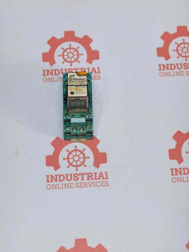 FINDER 55.34.8.110.0050 Industrial, General-Purpose Electromagnetic Plug-in Relay