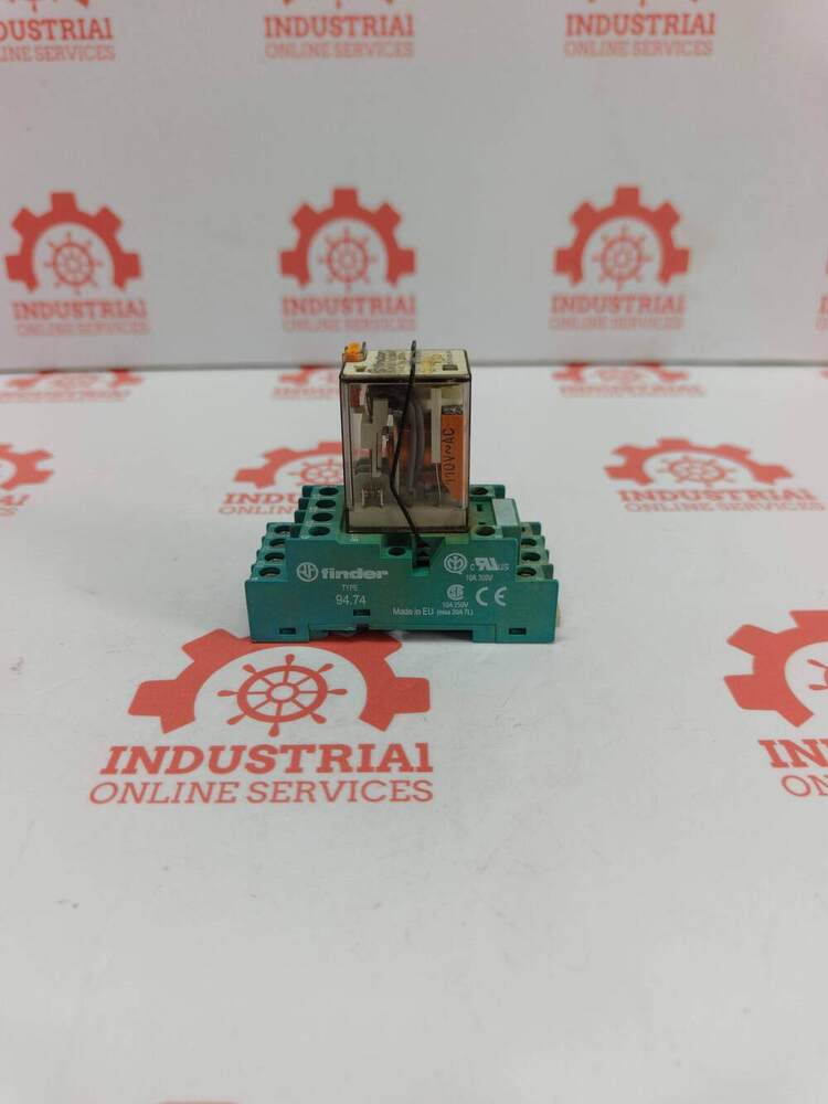 FINDER 55.34.8.110.0050 Industrial, General-Purpose Electromagnetic Plug-in Relay