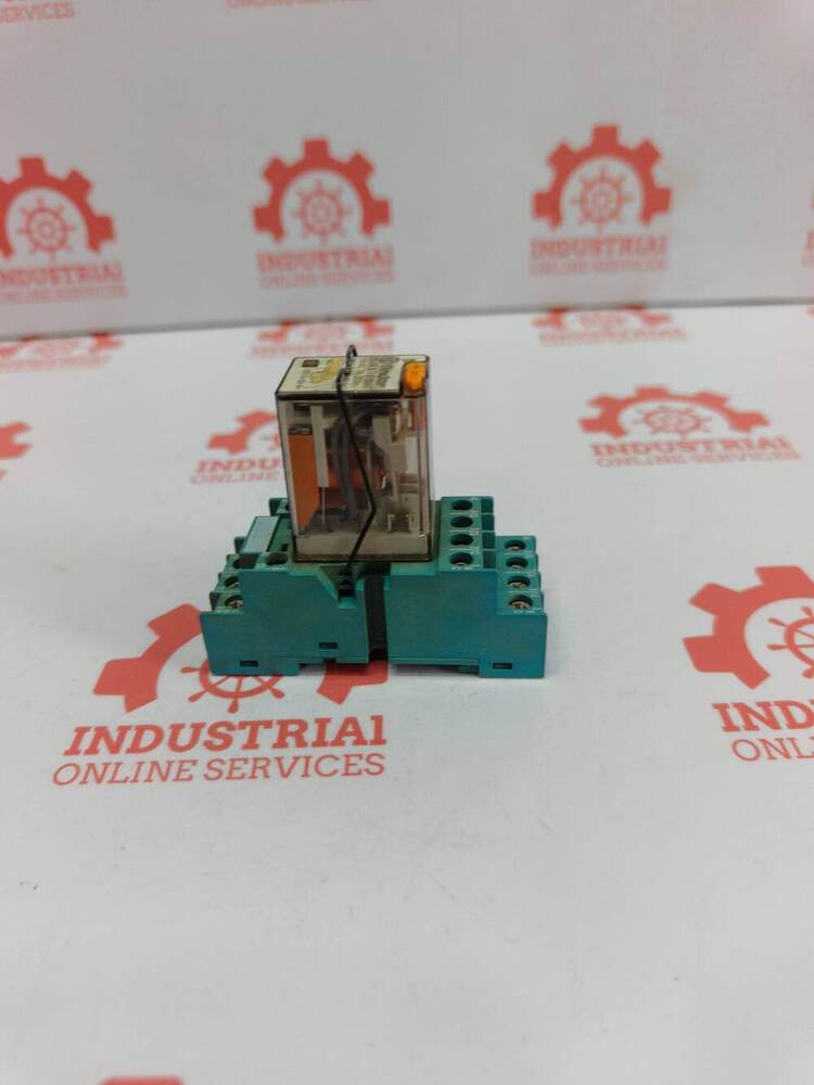 FINDER 55.34.8.110.0050 Industrial, General-Purpose Electromagnetic Plug-in Relay