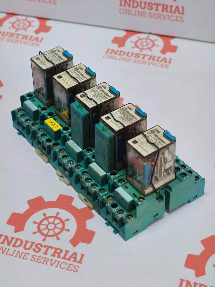 FINDER 55.34.9.024.0040 Industrial Plug-In Electromechanical Power Relay From The Finder 55 Series