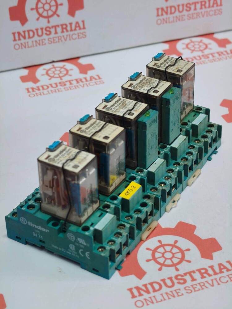 FINDER 55.34.9.024.0040 Industrial Plug-In Electromechanical Power Relay From The Finder 55 Series