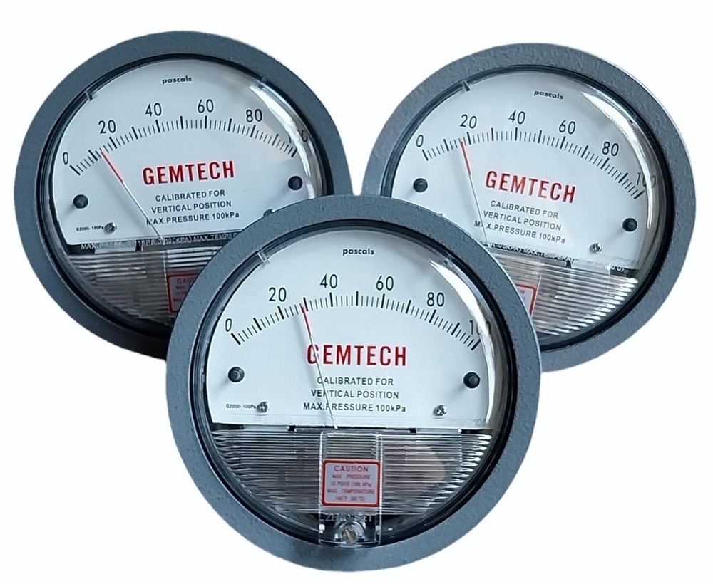 GEMTECH Differential Pressure Gauge Manufacturer India