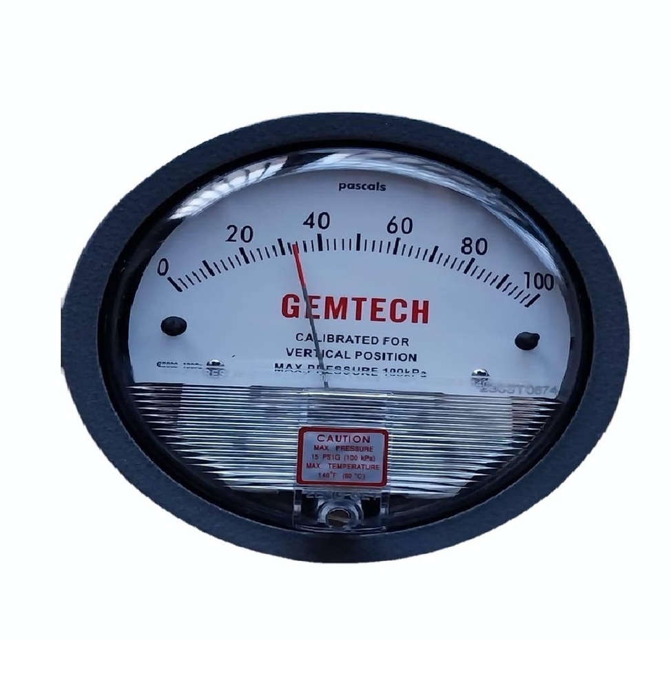 GEMTECH Differential Pressure Gauge Manufacturer India