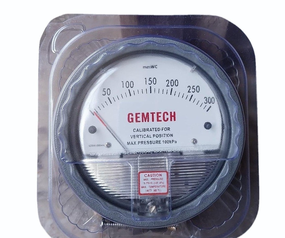 GEMTECH Differential Pressure Gauge Manufacturer India