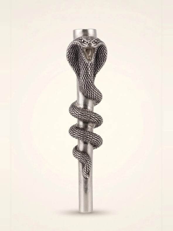 Coiled Tip in Pure Silver Plating