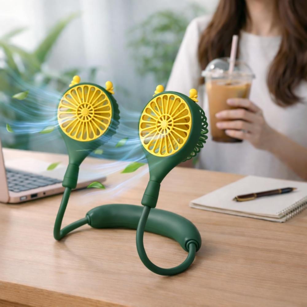 Neck Fan - Battery Backup: Chargeable Hours