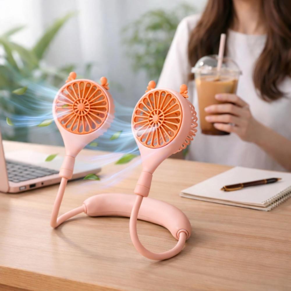 Neck Fan - Battery Backup: Chargeable Hours