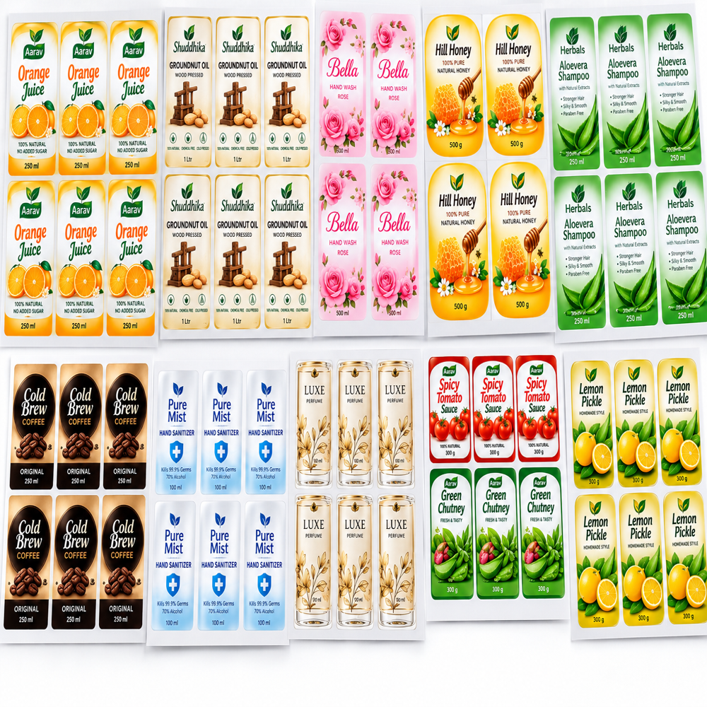 Bottle Label Sticker