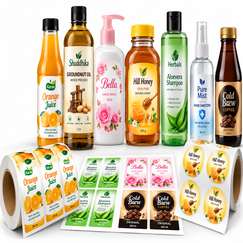 Bottle Label Sticker
