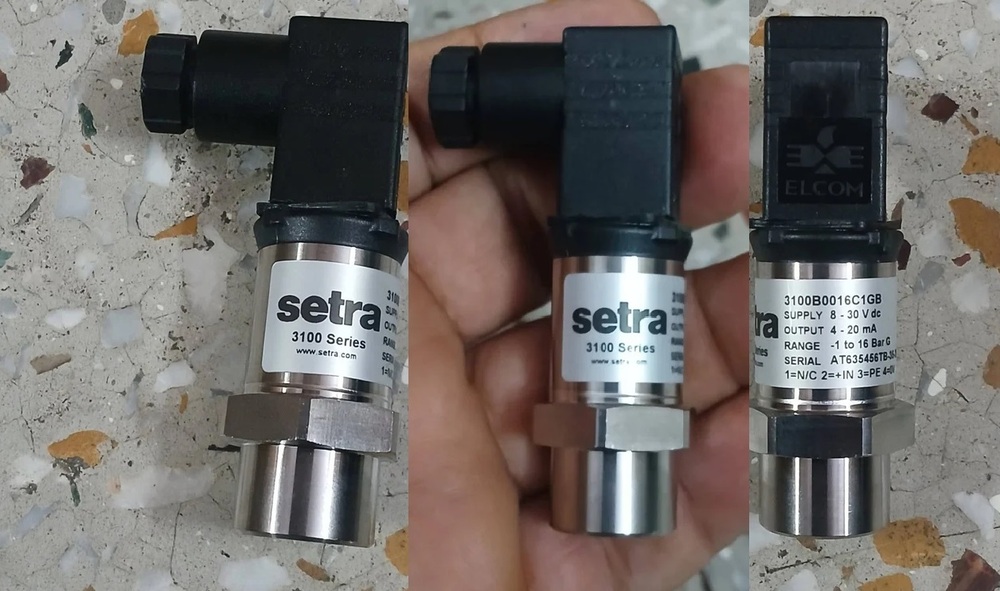 SETRA Pressure Transmitter Part No.3100B0016C1GB Range: 1 to 16 Bar