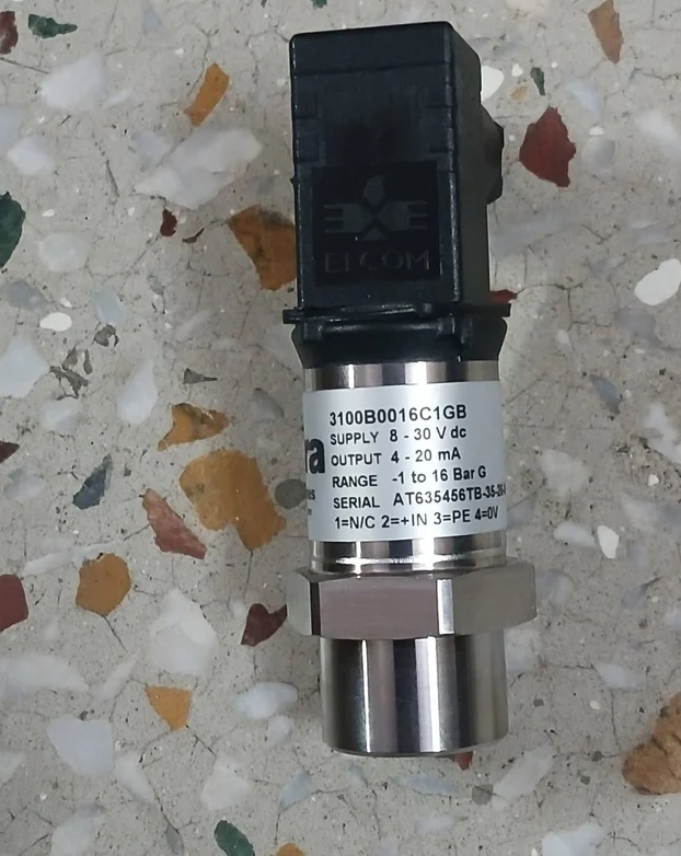 SETRA Pressure Transmitter Part No.3100B0016C1GB Range: 1 to 16 Bar