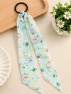 Flower pettern hair tiy rabber bands