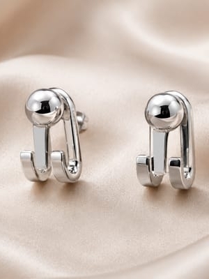 Woman Earrings - Color: Selver