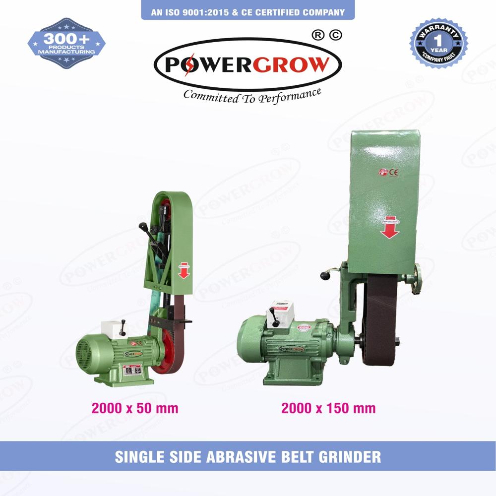 Single Ended Belt Grinder Machine