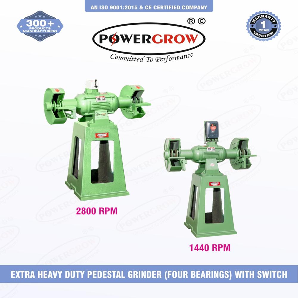 Electric Pedestal Grinder With Two Wheel