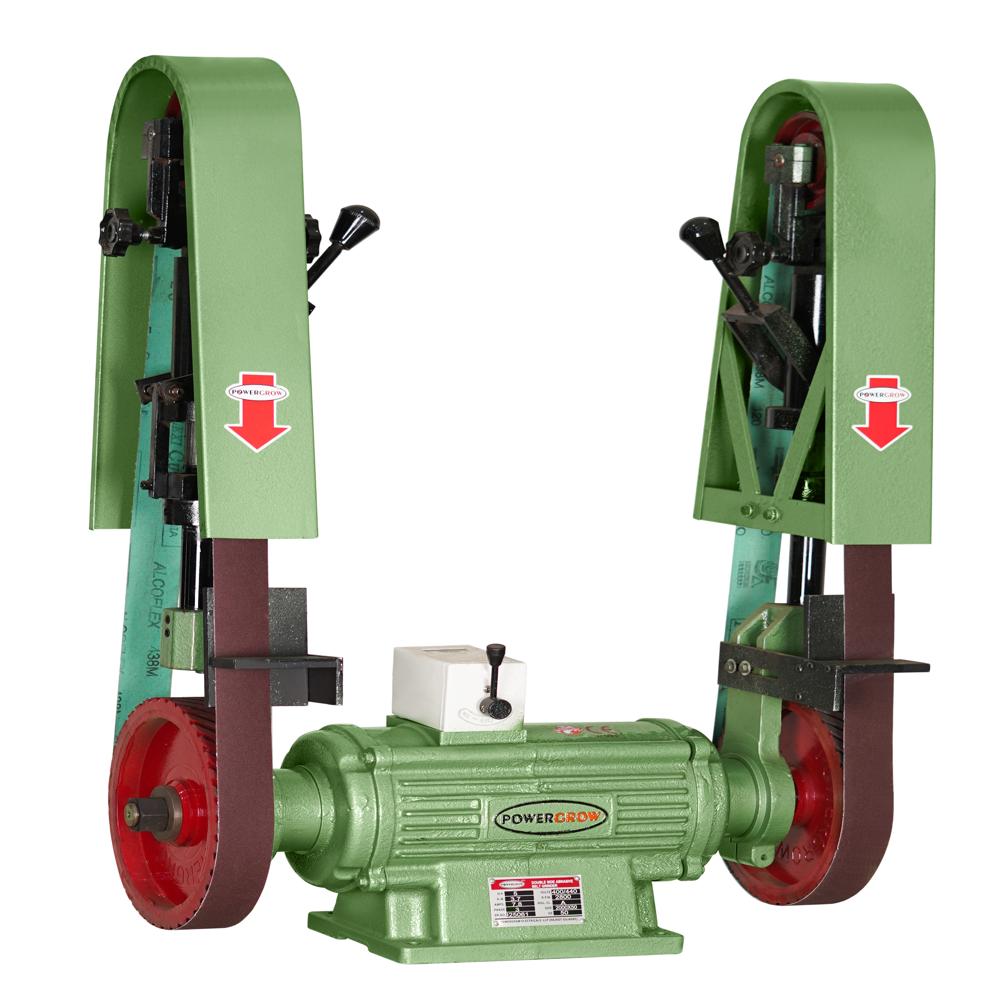 Double Ended Belt Grinder Machine