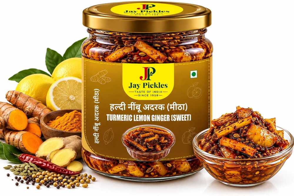 Turmeric Lemon Ginger (Sweet) Pickle