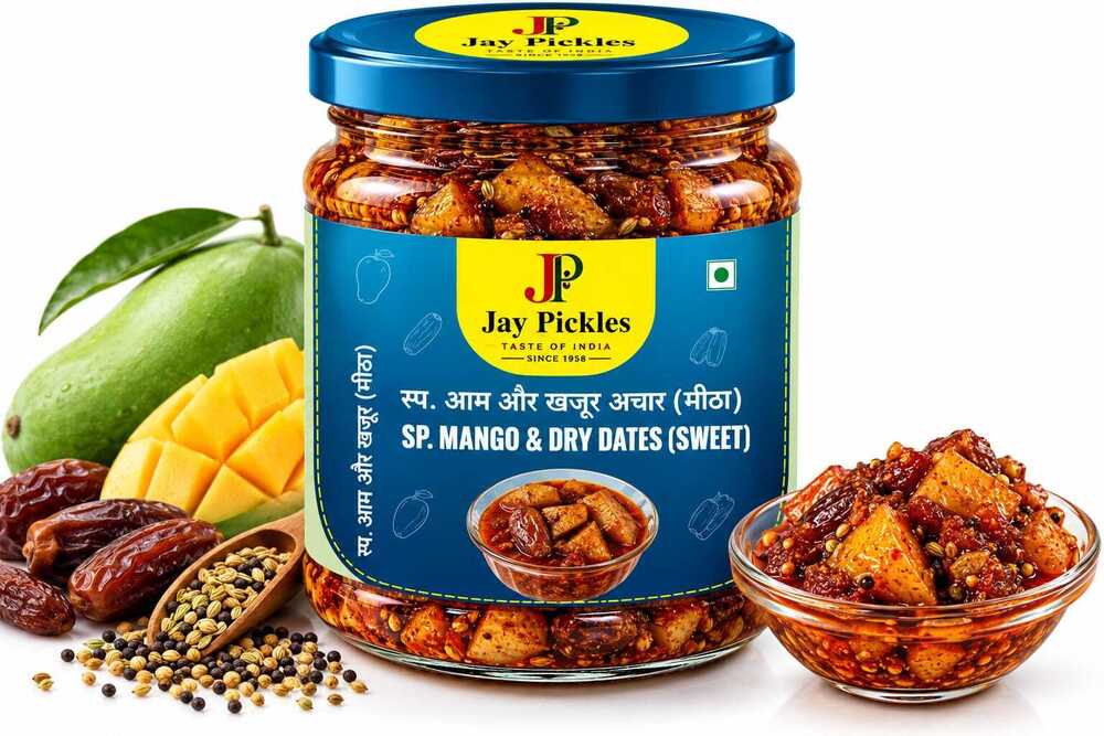 Mango And Dry Dates (Sweet) Pickle