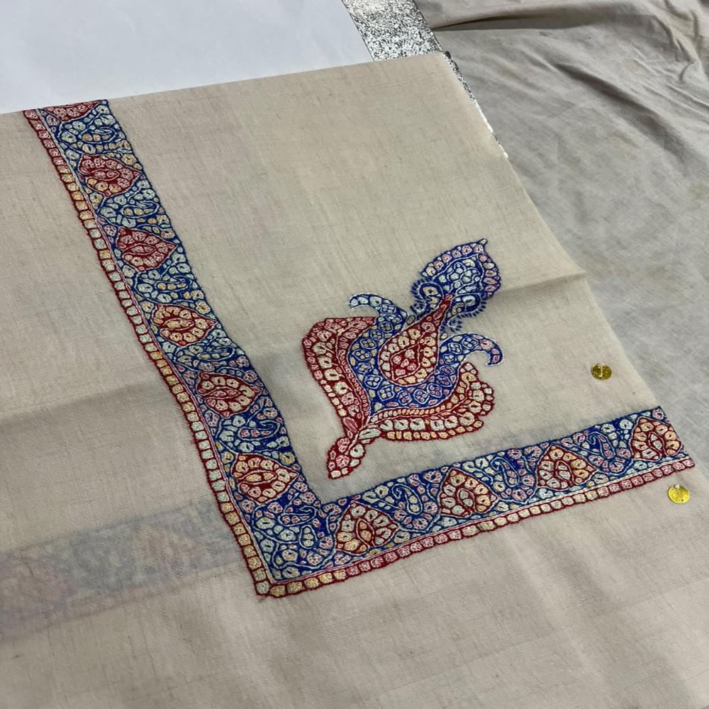 Elegent Handmade Pure Pashmina Arabian Thick Finer and Broader Needlework Mens Scarf