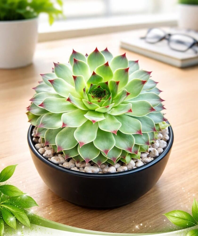 Original Red Tip Lakshmi Kamal Vastu Plant