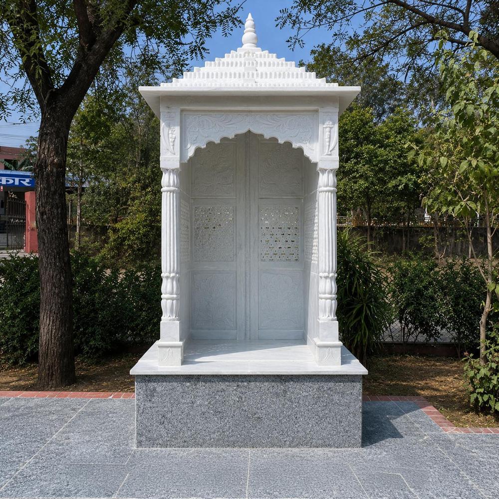 Traditional Hindu Marble Home Temple