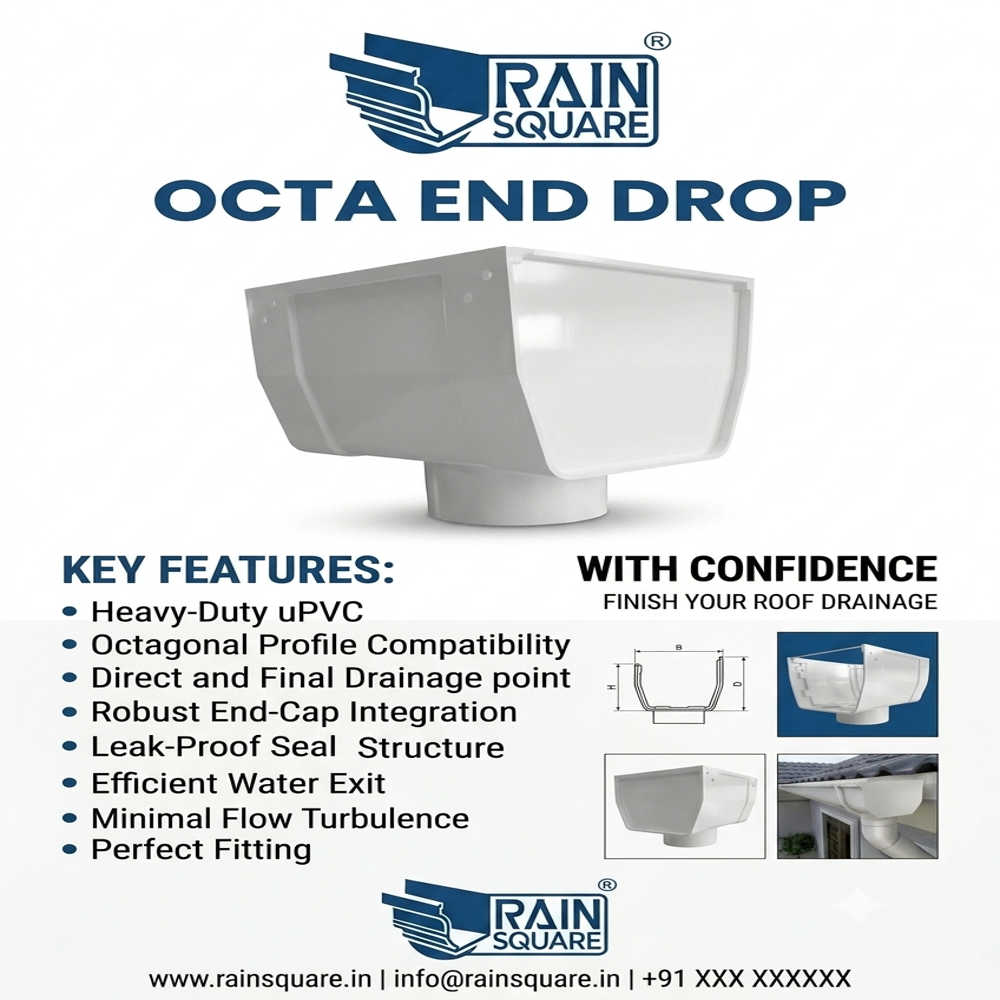 End Drop Octa - Features: Downpipe Connection