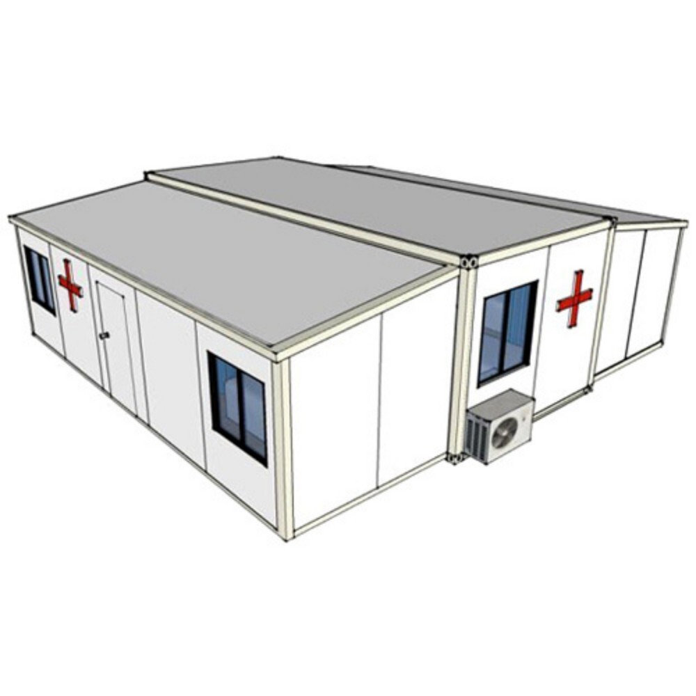 Portable Medical Unit - Container Material, High Wind Resistance | Pvc Sliding Windows, Pvc Door