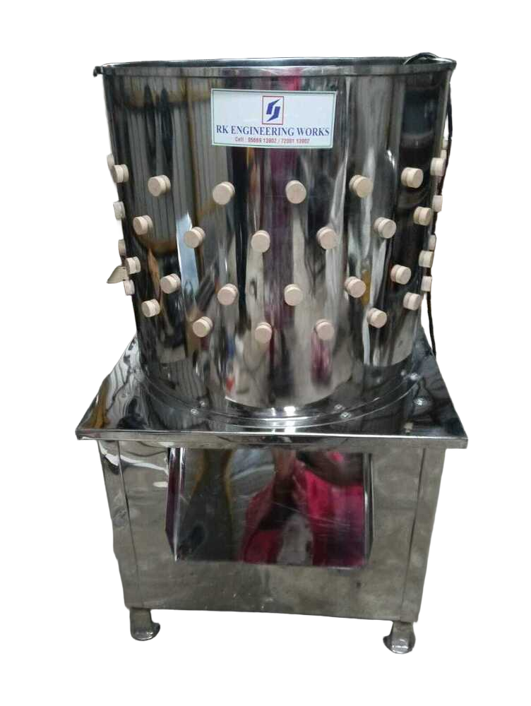 5 Birds Chicken Defeathering Machine - Feature: High Efficiency