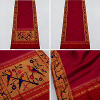 Checks Mor Popat Saree