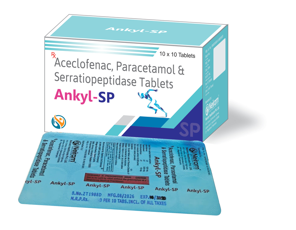 Aceclofenac Paracetamol And Serratiopeptidase Tablets
