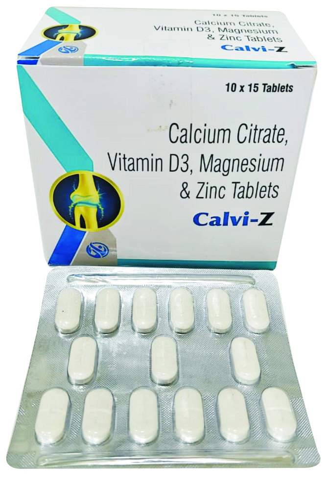Calcium Citrate Vitamin D3 Magnesium And Zinc Tablets