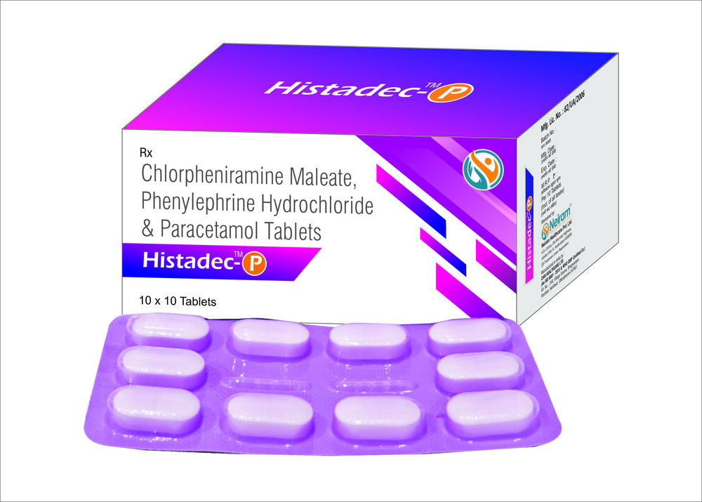 Chlorpheniramine Maleate Aand Paracetamol Tablets