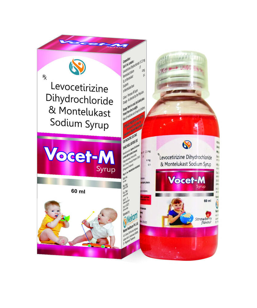 Levocetrizine Dihydrochloride And Montelukast Sodium Syrup