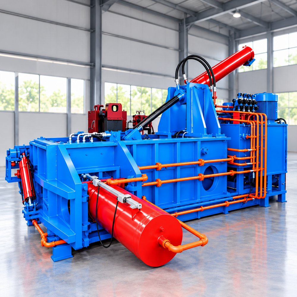 SPESTP-07 Heavy Duty Hydraulic Baling Press