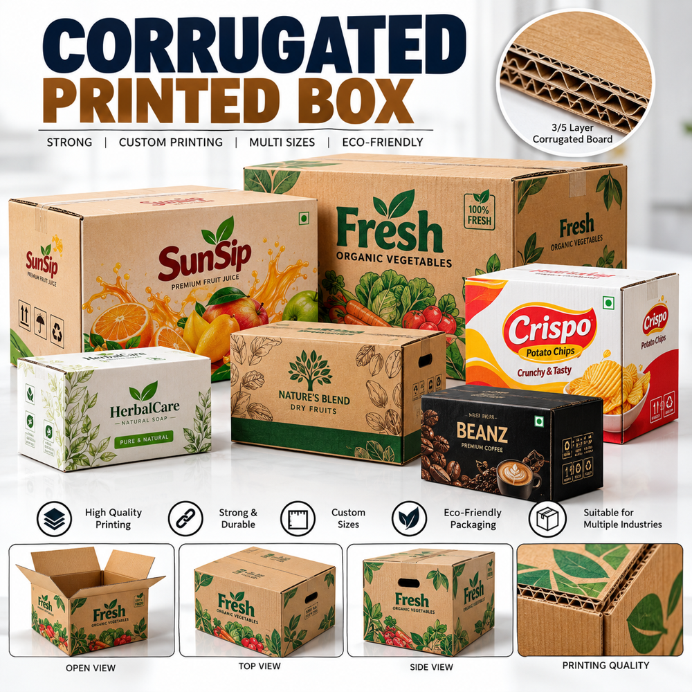 Cardboard Box Printing Services