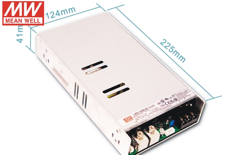 Lrs-1200 Series 1200W Low Profile Economical Enclosed Type Power Supply - Application: Industrial Automation