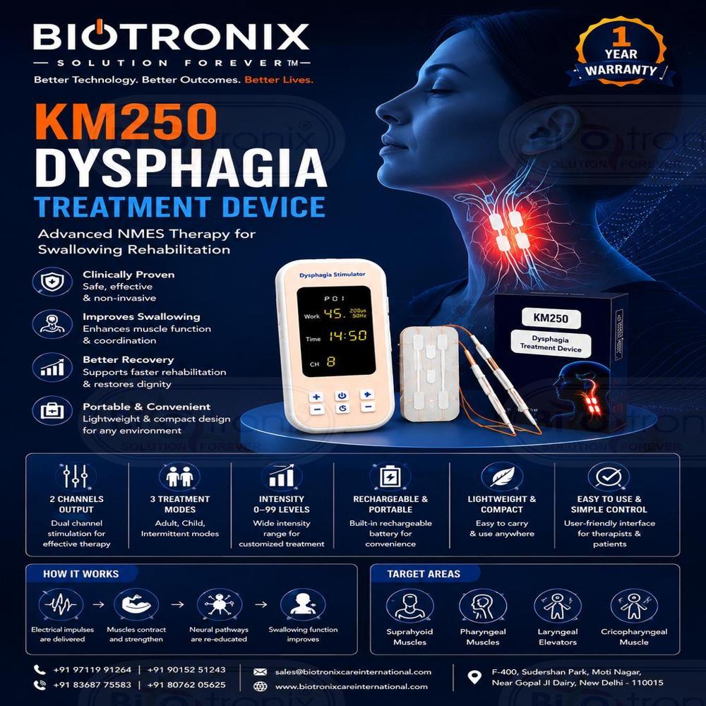 Electrical Muscle Stimulation Machine for Dysphagia Rehabilitation