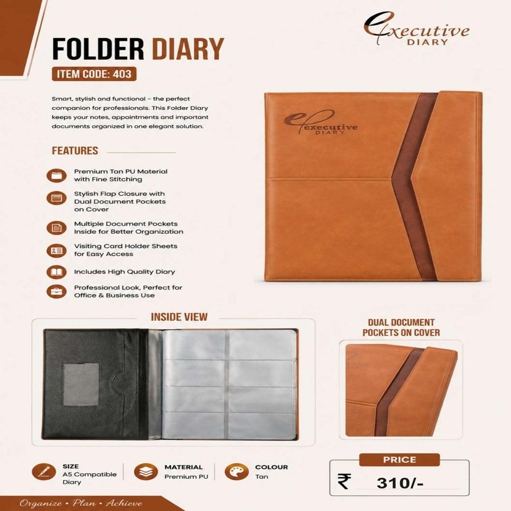 Itemcode-2027403 Folder Diary