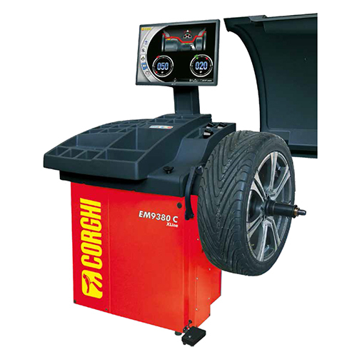 EM 9380 Xline Corghi Computerized Videographic Wheel Balancer