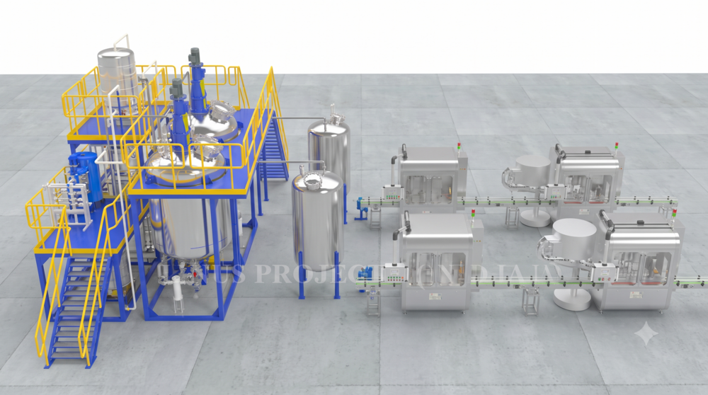 Brake fluid and coolant plant