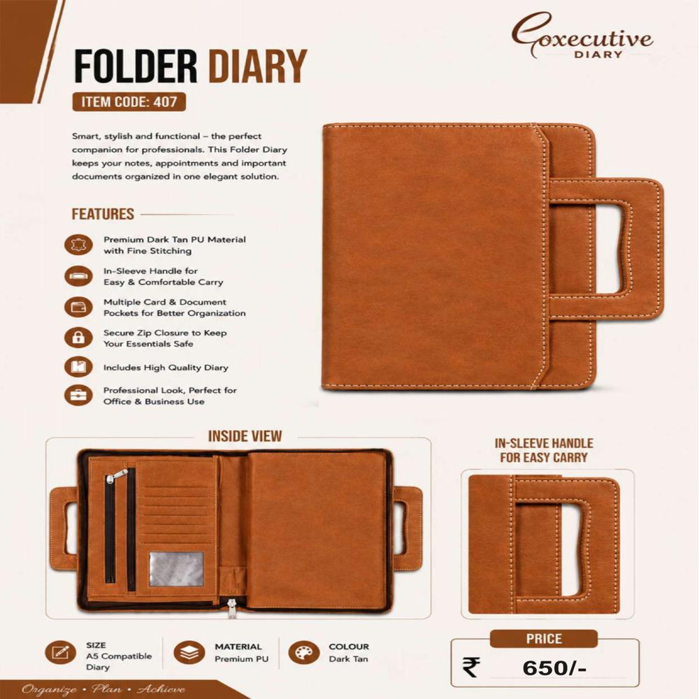 Itemcode-407 Folder Diary