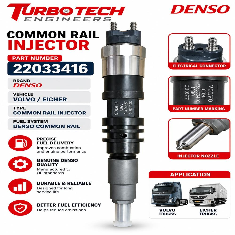 Common Rail Injector 22033416 - Dimension (L*W*H): 5 Meter (M)