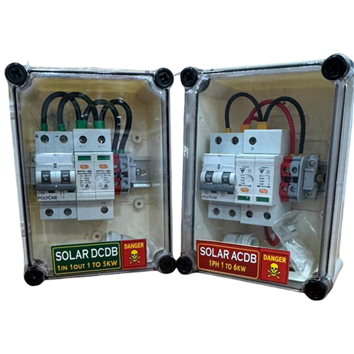 Solar Dcdb 1 In 1 Out 1 To 5Kw - Solar Acdb 1Ph 1 To 6Kw - Application: Industrial