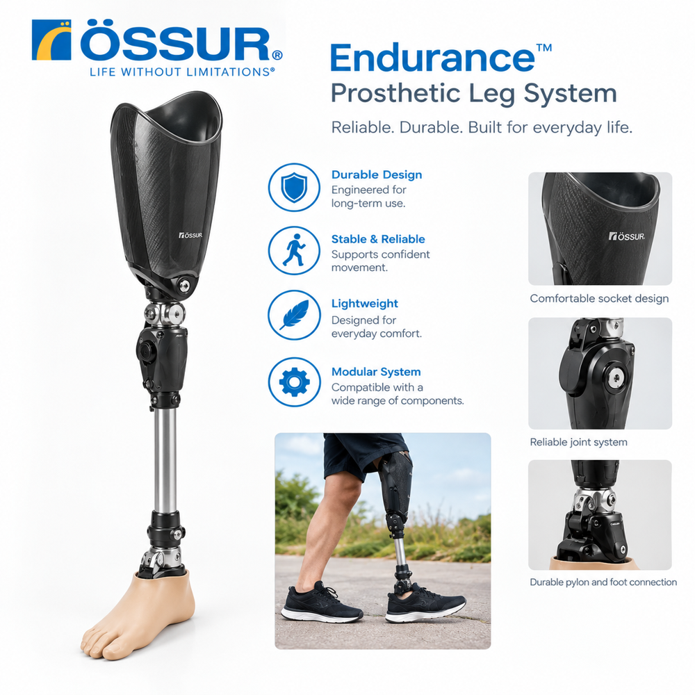 Endurance Prosthetic Foot - Color: Black