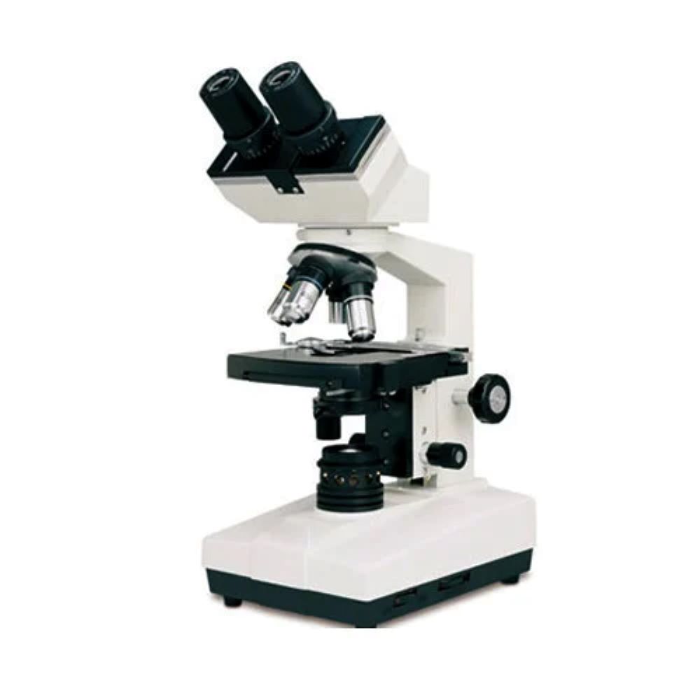 Binocular Research Microscope - Color: White
