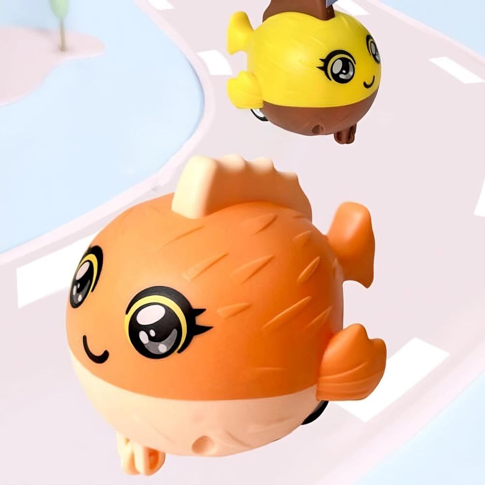 Press And Go Fugu Fish