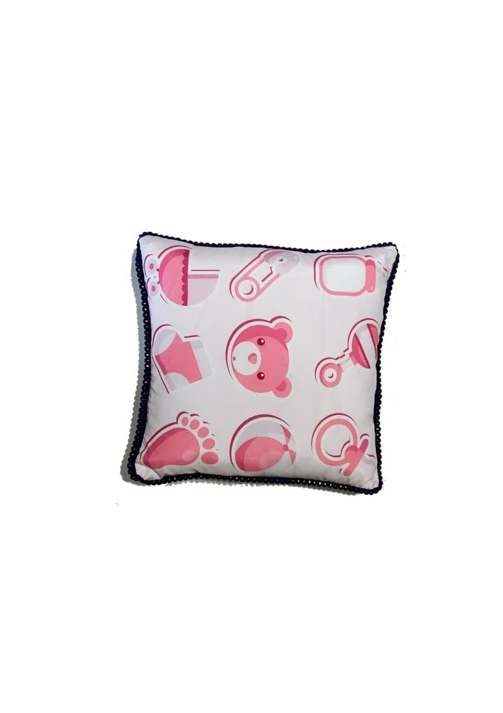 30x30 Cms Born Baby Printed Cushion Cover With Filler