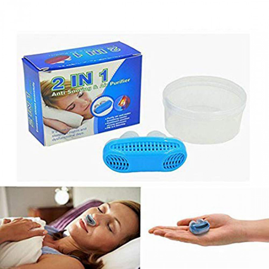 2 In 1 Anti Snore Nose Clip